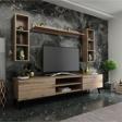 MobilyaFırsat Ideal Tv Ünitesi Duvar Raflı Q7809-3 Çırağan
