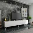 MobilyaFırsat Ideal Tv Ünitesi Duvar Rafı Q7003-1 Beyaz