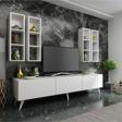 MobilyaFırsat Ideal Tv Ünitesi Duvar Rafı Q7002-1 Beyaz