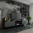 MobilyaFırsat Ideal Tv Ünitesi Duvar Raflı Q7800-4 Antrasit
