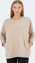 Slazenger VIKENTI SW Kadın Sweatshirt Bej