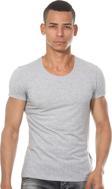Darkzone Erkek Gri Bisiklet Yaka Basic Kısa Kollu T-Shirt S