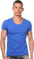 Darkzone Erkek Saks Bisiklet Yaka Basic Kısa Kollu T-Shirt S