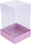 Asetat Kutu Altı Karton 5X5X9 CM (50 Adet)  Pembe