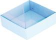 Asetat Kutu Altı Karton 7X7X2.2 CM (50 Adet)  Mavi