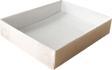 Asetat Kapaklı Karton Kutu 12X15X3 (25 Adet)  Beyaz