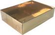 Asetat Kapaklı Karton Kutu 9x12x3 CM (25 Adet)  Gold