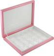 Karton Çikolata Kutusu 24 lü Separatörlü 23.4X31.5 CM  Pembe