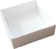 Asetat Kutu Altı Karton 5X5X2,2 CM (50 Adet)  Beyaz