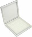 Karton Çikolata Kutusu 9 lu Separatörlü 18X19 CM  Gümüş