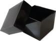 Komple Karton Kutu Düz Renk 8x8x6.5 CM (25 Adet)  Siyah