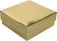 Komple Karton Kutu Düz Renk 9X9X3 CM (25 Adet)  Gold