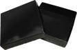 Komple Karton Kutu 10X10x3 CM  (25 Adet )  Siyah