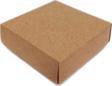 Komple Karton Kutu Düz Renk 6X6X2.5 CM (25 Adet)  Kraft