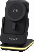 Aggıy Ag-W18 3 In 1 23W Wireless Magsafe Şarj İstasyonu & Powerbank