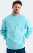 Slazenger VADIK Erkek Sweatshirt Turkuaz