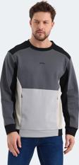 Slazenger VITALI Erkek Sweatshirt Siyah