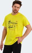 Slazenger KARNEN OVER Erkek Tişört Açık Sarı