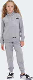 Slazenger LISEY Unisex Çocuk Eşofman Takımı Taş Gri