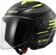 Ls2 Aırflow 2 Brush Yarım Kask Siyah-neon Sarı X-LARGE