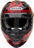 Zeus Zs-811a Al-34 Kapalı Kask Kırmızı-siyah X-SMALL
