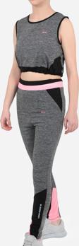 Slazenger DESI Kız Çocuk Tayt Takım Koyu Gri
