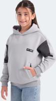 Slazenger LAYNE Unisex Çocuk Eşofman Takımı Gri / Siyah