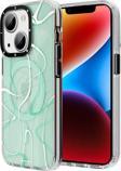 YoungKit Apple iPhone 14 Plus Kılıf Magsafe Şarj Özellikli Water-Ink Serisi Kapak