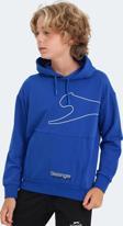 Slazenger LINK Unisex Çocuk Sweatshirt Saks Mavi