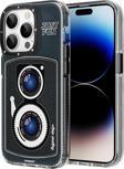 Youngkit iPhone 14 Pro Max Uyumlu Kılıf Magsafe Şarj Özellikli Lens Figürlü Art Film Serisi Kapak