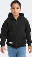Slazenger LEKAN Unisex Çocuk Sweatshirt Siyah