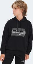 Slazenger LAYO Unisex Çocuk Sweatshirt Siyah
