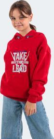 Slazenger DO IN Unisex Çocuk Sweatshirt Kırmızı