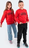 Slazenger DUNA IN Unisex Çocuk Sweatshirt Kırmızı