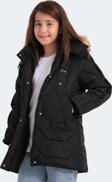 Slazenger CAMRON Unisex Çocuk Mont &amp; Kaban Siyah