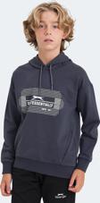 Slazenger LAYO Unisex Çocuk Sweatshirt Koyu Gri