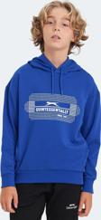 Slazenger LAYO Unisex Çocuk Sweatshirt Saks Mavi