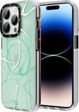 YoungKit Apple iPhone 14 Pro Kılıf Magsafe Şarj Özellikli Water-Ink Serisi Kapak