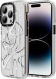 YoungKit Apple iPhone 14 Pro Kılıf Magsafe Şarj Özellikli Water-Ink Serisi Kapak