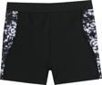 Slazenger Spl Boxer Jn43 Erkek Çocuk Mayo Siyah / Koyu Gri