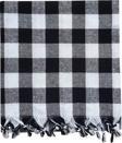 150x150 Cm Kareli Yer Sofra Bezi Piknik Masa Örtüsü Saçaklı