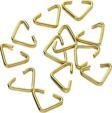 Anahtarlık Montaj Halkası Üçgen Takı Bağlantı Halkası 14x11 MM (100 Adet)  Gold