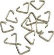 Anahtarlık Montaj Halkası Üçgen Takı Bağlantı Halkası 14x11 MM (100 Adet)  Gümüş