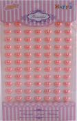 Kalp Kristal Stıcker (77 Adet)  Pembe
