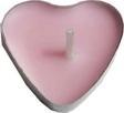 Kalp Tealight Mum Kalp Modeli (50 Adet)  Pembe