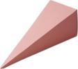 Karton Şeker Külahı Düz Renk 6x6x15.5 (25 Adet)  Pembe