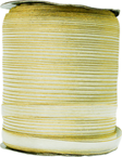 Organze Kurdele 1 CM Kenarı Şeritli  (457 Metre)  Krem