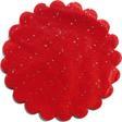 Taşlı Organze Hazır Kesilmiş Tül 22 Cm (100 Adet)  Kırmızı