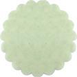 Taşlı Organze Hazır Kesilmiş Tül 22 Cm (100 Adet)  Krem