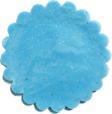 Taşlı Organze Hazır Kesilmiş Tül 22 Cm (100 Adet)  Mavi